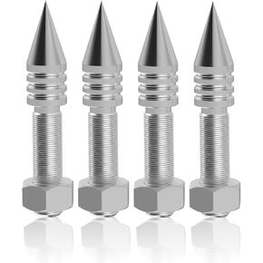 Monosaudio Speaker Spikes, 4 Pcs HiFi Speaker Anti-Vibration Spikes (without Spike Pad), Isolation Spikes Stand Foot for Speaker, Subwoofer, Amplifier, CD DVD Player(M10)