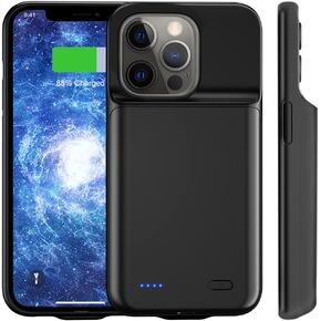 Battery Case for iPhone 12 Pro Max(6.7 inch),Large Capacity [8200mAh] Portable Protective Charging Case Extended Battery Backup Pack for Apple iPhone 12 Pro Max Rechargeable Charger Case-Black
