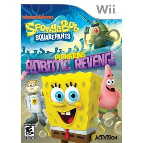 SpongeBob SquarePants: Plankton's Robotic Revenge - Nintendo Wii (Renewed)