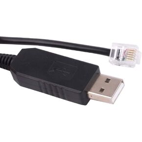 Usangreen Meade LX200 GPS AUTOSTAR II Telescope Control Cable CP2102 Chip PC RS232 Serial RJ12 RJ12 6P6C Upgrade Console Cable (length: 3feet/100cm)