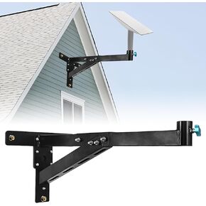 Adjustable Starlink Long Wall Pylon, Heavy-Duty Starlink Mounting Kit with Starlink Mounting Adapter for Starlink Internet Suite Satellites, Compatible with V2 Starlink