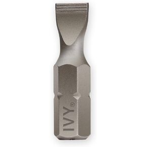 IVY Classic 44238 1-Inch #6-8 Slotted Ribbed Insert Bit, Impact Plus, 1/Box