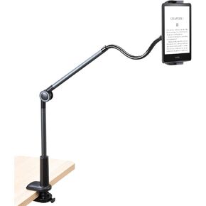 CoBak for Kindle Holder for Bed，Gooseneck Phone Holder for Bed with Adjustable Flexible Arm, Compatible with iPhone/iPad/Samsung Tab/Nintendo Switch/Kindle/Other 5.2"-11" Devices