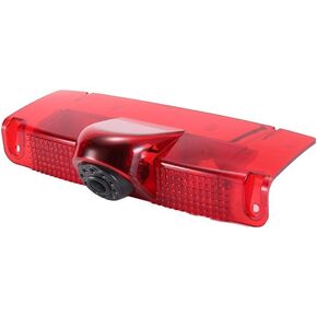 1280 * 720 Pixels Car Third Roof Top Mount Brake Lamp Camera Brake Light Rear View Backup Camera Replacement for Chevrolet Express GMC Savana Vans Exporer Vans Cargo 2003-2018 Waterproof Night Vision