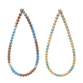 LittleLamb Teething Necklace for Baby - Integrated Safety Design for Toddler, Sensory Chew Necklace for Kids, Boys, Girls with Autism, ADHD, Fidget - Nursing Breastfeeding Necklace for Mom