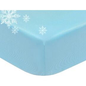 Cooling Crib Sheets for Boys & Girl, Moisture Wicking Baby Crib Mattresses Sheet, Regulate Body Temperature, Deep Pocket Toddler & Crib Mattress Sheet, Icy Blue