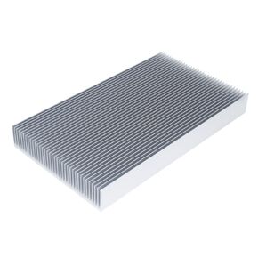 Large Aluminum Heatsink 200 x 115.5 x 23.6mm / 7.87 x 4.55 x 0.93inch Heat Sinks Radiator Cooler for Electronic LED Chip Power Amplifier Router Heat Dissipation Cooling