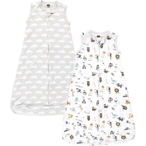 Hudson Baby Unisex BabyInterlock Cotton Sleeveless Sleeping Bag