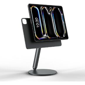 LULULOOK Magnetic iPad Stand Only for iPad Pro 13 inch M4 (2024), 360° Adjustable Spinning Foldable Tablet Stand Aluminium iPad holder for iPad Pro 13" M4 Desk Stand