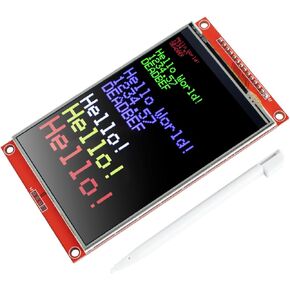 3.5 Inches TFT LCD Touch Screen Shield Display Module 480x320 SPI Serial ILI9488 with Touch Pen Compatible with Arduino R3/Mega2560 Development Board