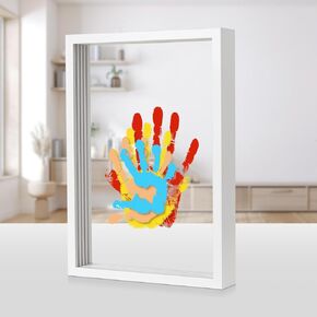 Family Handprint Kit, Personalized Baby Hand and Footprint Gifts for New Parents Family