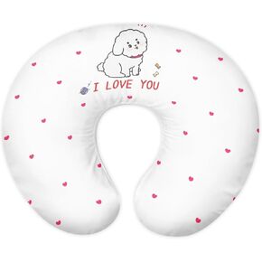 Cartoon Owls Nursing Pillow Cover Stretchy Removable Nursing Covers for Breastfeeding Pillows Ultra Soft Newborn Feeding Pillow Cover Easy to Use and Dustptoof