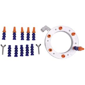 Diameter 100mm Engraving Machine Water Spraying Ring with 10mm Outer Diameter Water Pipe for CNC Lathe Milling Drill Engraving Machine