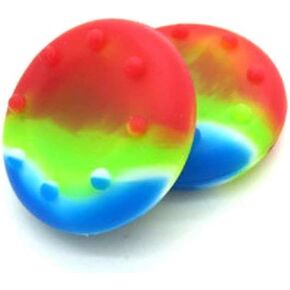 2 x Rainbow Controller Analog Thumbstick Grip Cover Caps For Sony PS3 PS4 XBOX ONE 360 Wii U