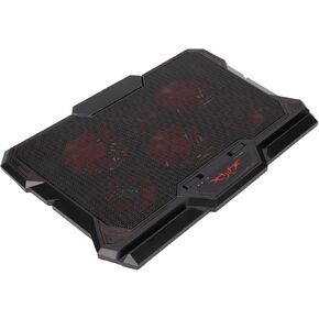 Laptop Cooler Ultra Thin USB Powered Laptop Cooling Pad Speed 6 Noiseless Fans with LED Screen for 12in to 17.3in Laptops
