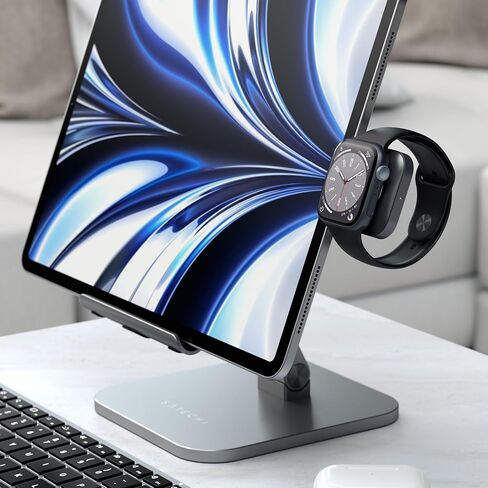 Satechi 2 in 1 USB-C Portable Apple Watch Charger and AirPods Wireless Charger, Dual Sided Apple Watch Travel Charger for Series 9/8/7/6/5/4/3/2/SE and Apple Watch Ultra/Ultra 2, AirPods 1/2/3/Pro in Saudi Arabia