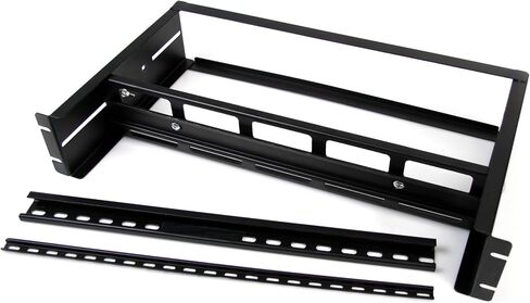 StarTech.com 2U DIN Rail Kit for Standard 19" Rack - Adjustable Depth Rackmount DIN Rail with Top Hat, Mini, G Rails, 27lbs/12.5kg Weight Capacity (ADJDINKIT) in Saudi Arabia