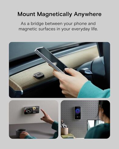 MOFT Phone Stand, Adhesive Card Holder Fits 2-3 Cards, Slim & Portable Leather Phone Wallet, 2 Viewing Angles, RFID Blocking, Compatible with iPhone, Galaxy and Most Smartphones- Seafoam in Saudi Arabia
