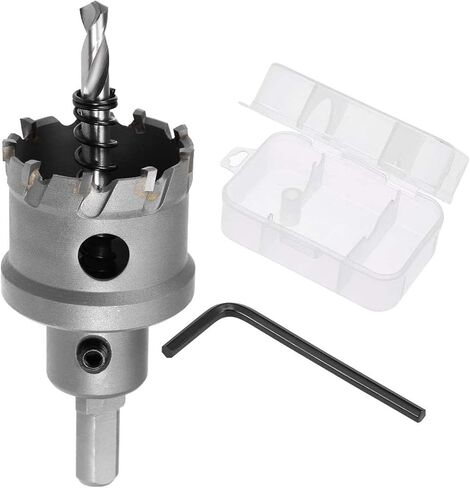 40mm Carbide Hole Cutter, TCT Hole Saws,Tungsten Carbide Tipped Hole Cutter for 5mm Stainless Steel Sheet Metal,Metal Plate, Aluminum (1 Pcs) in Saudi Arabia