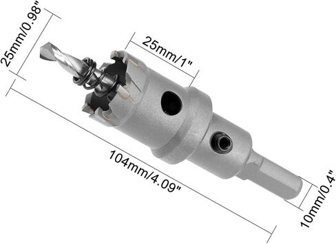 40mm Carbide Hole Cutter, TCT Hole Saws,Tungsten Carbide Tipped Hole Cutter for 5mm Stainless Steel Sheet Metal,Metal Plate, Aluminum (1 Pcs) in Saudi Arabia