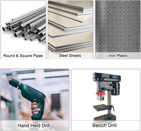 40mm Carbide Hole Cutter, TCT Hole Saws,Tungsten Carbide Tipped Hole Cutter for 5mm Stainless Steel Sheet Metal,Metal Plate, Aluminum (1 Pcs) in Saudi Arabia