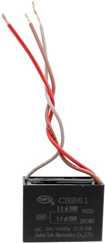 CBB61 Capacitor 4.5uf+6uf+6uf 350V AC Ceiling Fan 4 Wire 50/60Hz for Starting Electric Fan Generator Pump Motor in Saudi Arabia