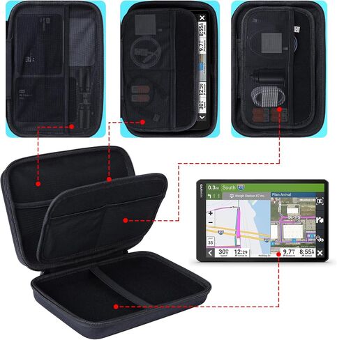 Lebakort Hard Case Compatible with Garmin dēzl OTR1010/ OTR1000/ 1095/ OTR800/ DriveSmart 86 8-inch/ OTR810 RV GPS Truck Navigator System in Saudi Arabia