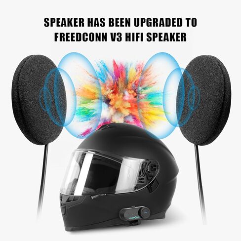 FreedConn ميكروفون سماعة رأس كابل ناعم ومشبك ملحق لسلسلة T-COMVB وT-COMSC خوذة دراجة نارية بلوتوث البيني دراجة نارية الاتصال الداخلي (8 دبوس) in Kuwait
