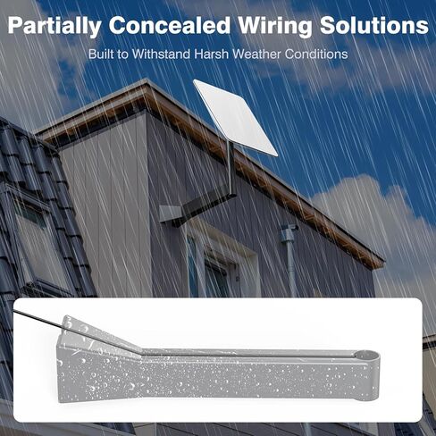 Starlink Mounting Kit, Starlink Long Wall Mount Bracket for Satellite Internet - Durable Long Arm, Easy Installation, Weather-Resistant Design, Compatible with V2 Starlink in Kuwait