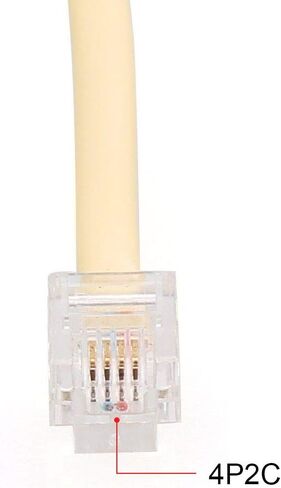 In-line DSL Splitter Adapter with Noise Filter for Telephone Phone Fax Accessory (Pack of 2) in Saudi Arabia