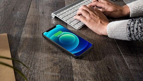 Battery Case for iPhone 12 Mini, Upgraded 6500mAh Ultra-Slim Portable Rechargeable Extended Battery Pack Charging Case Compatible with iPhone 12 Mini (5.4 inch) Charger Case Support Carplay (Black) in Kuwait