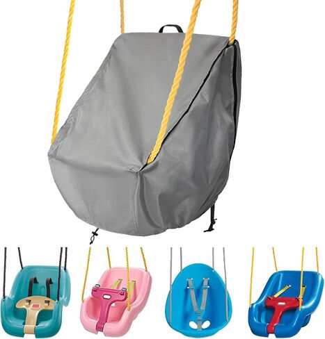 غطاء مقعد متأرجح للأطفال الصغار في الهواء الطلق لمقعد الأطفال المتأرجح Little Tikes/Stpe2، غطاء أرجوحة للأطفال في الهواء الطلق، مجموعة واسعة من الألوان والأنماط اللطيفة، رمادي in Kuwait
