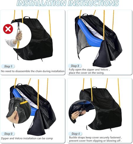 غطاء مقعد متأرجح للأطفال الصغار في الهواء الطلق لمقعد الأطفال المتأرجح Little Tikes/Stpe2، غطاء أرجوحة للأطفال في الهواء الطلق، مجموعة واسعة من الألوان والأنماط اللطيفة، رمادي in Kuwait