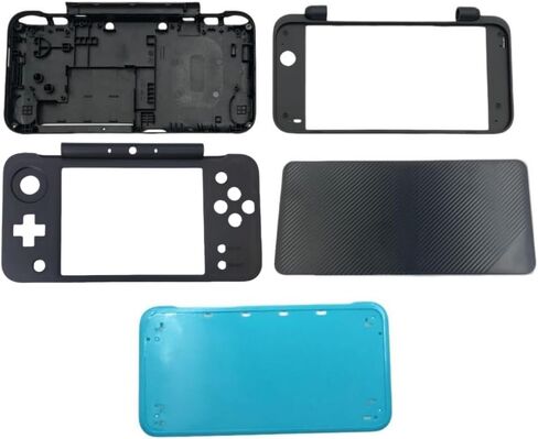 Replacement Housing Shell Case Kit Face Plates Cover Faceplate for Nintendo New 2DS LL/New 2DS XL Console, White + Orange in Saudi Arabia