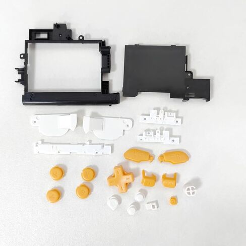 Replacement Housing Shell Case Kit Face Plates Cover Faceplate for Nintendo New 2DS LL/New 2DS XL Console, White + Orange in Kuwait