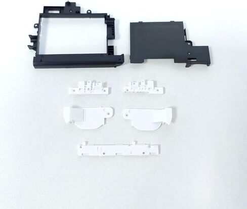 Replacement Housing Shell Case Kit Face Plates Cover Faceplate for Nintendo New 2DS LL/New 2DS XL Console, White + Orange in Kuwait