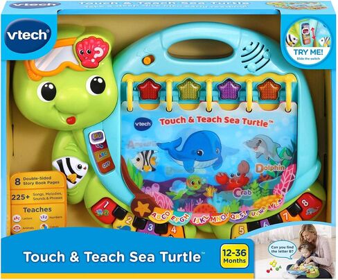 كتاب التعلم التفاعلي Touch and Teach Sea Turtle من في تيك، أخضر in Saudi Arabia