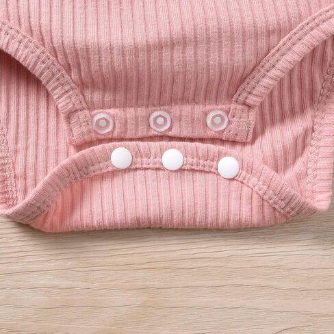 Unutiylo Preemie Newborn Baby Girl Clothes Romper Suspender Dress Fall Winter Outfits Ruffle Long Sleeve Jumpsuit in Saudi Arabia