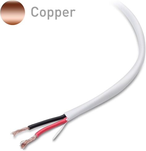 Cable Matters 12 AWG CL2 in Wall Rated Oxygen-Free Bare Copper 2 Conductor Speaker Wire (Speaker Cable) 250 Feet in Saudi Arabia