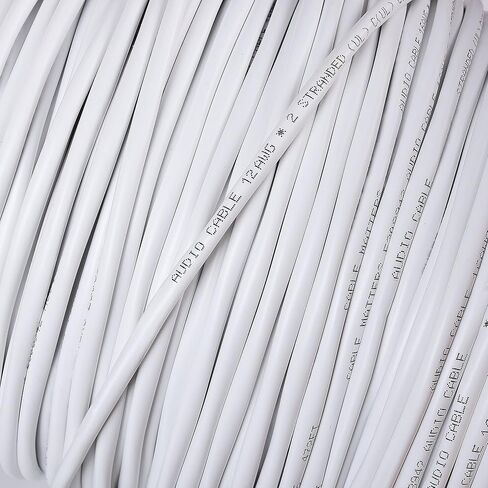 Cable Matters 12 AWG CL2 in Wall Rated Oxygen-Free Bare Copper 2 Conductor Speaker Wire (Speaker Cable) 250 Feet in Saudi Arabia