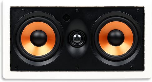 Micca M-CS Dual 5.25 Inch in-Wall Center Channel Speaker for Home Theater, Whole House Audio, 5.25" Woofers, 1" Tweeter, Paintable, each (Renewed) in Saudi Arabia
