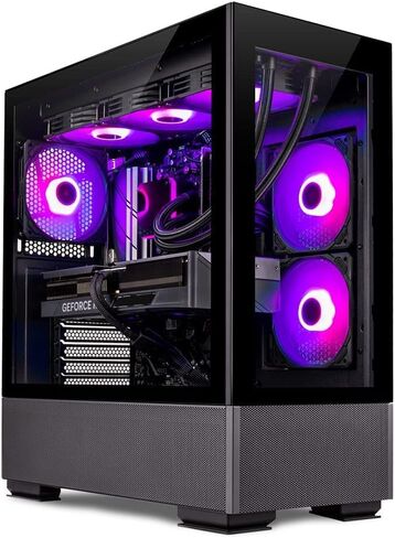 Skytech Archangel Gaming PC, Intel i5 14400F 2.5 GHz (4.7GHz Turbo Boost), NVIDIA RTX 4060 Ti 8GB GDDR6X, 2TB SSD, 16GB DDR5 RAM 5200, 650W Gold PSU, Wi-Fi, Win 11 Home in Saudi Arabia