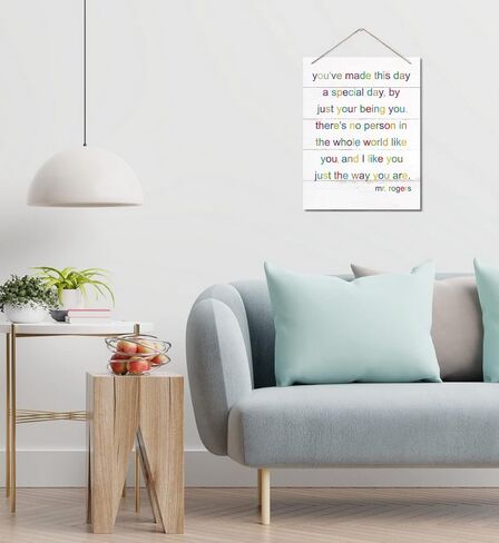 Growth Mindset Decor Sign, Hanging Printed Wall Plaque Wood Signs, School Psychologist Wall Art for Office Decor, Counselor Posters CBT Classroom Challenging Negative Thoughts, Gifts for Kids 10X7.8in in Saudi Arabia
