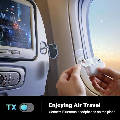 Bluetooth 5.3 Adapter 3.5mm Jack Aux Dongle, 2-in-1 Bluetooth Transmitter Receiver for Car Audio/Home Stereo/Headphones/Speaker/Projector in Kuwait