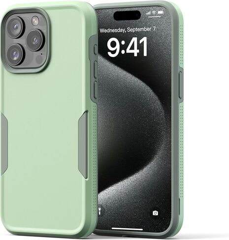 حافظة NTG【2023 مصممة جديدة لهاتف iPhone 15، متينة ونحيفة ومضادة للصدمات [هيكل من طبقتين] [حماية من الدرجة العسكرية] حافظة هاتف لهاتف iPhone 15 (6.1 بوصة)، عصير الكرز الوردي in Kuwait