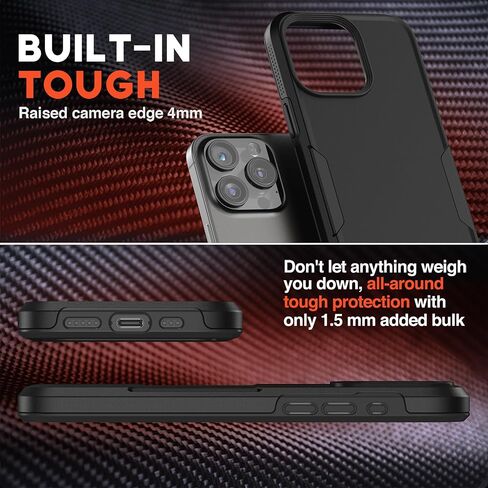 حافظة NTG【2023 مصممة جديدة لهاتف iPhone 15، متينة ونحيفة ومضادة للصدمات [هيكل من طبقتين] [حماية من الدرجة العسكرية] حافظة هاتف لهاتف iPhone 15 (6.1 بوصة)، عصير الكرز الوردي in Kuwait