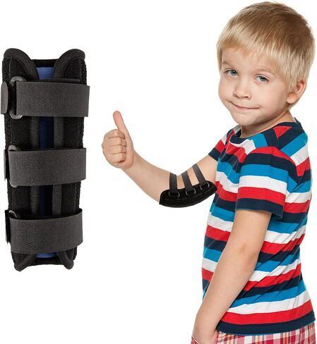 Thumb Sucking Stop for Kids, Elbow Splint Cubital Tunnel Brace Finger Sucking Guard Stop Nail Biting Treatment for Nail Biter Stopper Prevention Anti Nose Picking Pediatric Elbow Immobilizer Brace in Kuwait