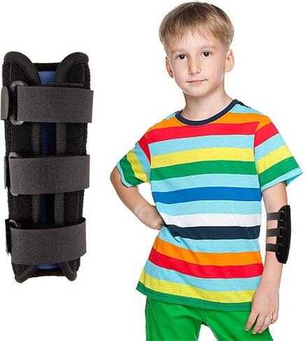 Thumb Sucking Stop for Kids, Elbow Splint Cubital Tunnel Brace Finger Sucking Guard Stop Nail Biting Treatment for Nail Biter Stopper Prevention Anti Nose Picking Pediatric Elbow Immobilizer Brace in Kuwait