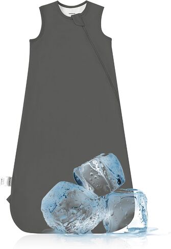BubblePanda Cooling Summer Sleep Sack 0.5 Tog 0-6 Months Q-Max 0.3 Soft Lightweight Sleep Sack 3-6 Months Baby Cooling Blanket for Hot Sleeper Night Sweats for Infant Newborn Transition in Saudi Arabia
