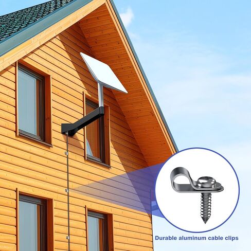 Starlink Mount - Star Link Long Wall Mount, Wall-Mounted Bracket for Starlink Internet Kit, Heavy Duty Mounting Bracket Kit for Starlink Satellite, Compatible with Gen 2, Durable Design in Kuwait